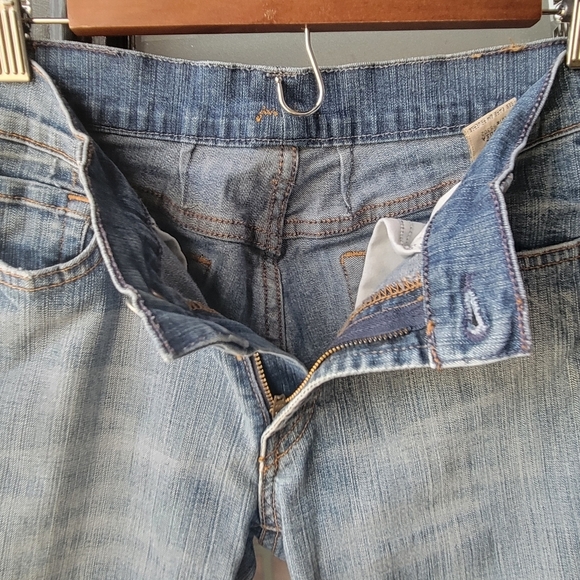 7 For All Mankind Bootcut Womens 28 Rise 8" Denim Flare Stretch Blue Stretchy - Picture 6 of 11